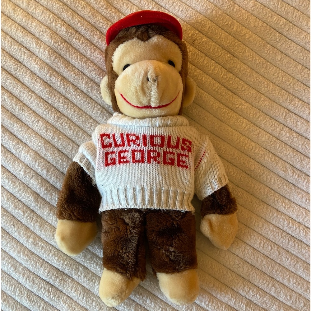 Vintage Curious George w/sweater